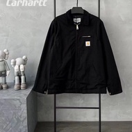 นำเข้าของแท้ใหม่เสื้อแจ็คเก็ตสำหรับทั้งหญิงและชายคาร์ฮาร์ทคาร์ฮาร์ตผ้าแคนวาสที่ทนทานต่อการฉีกขาดแนวว