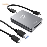 CFexpress Type B Card Reader USB3.2 Gen2 10Gbps CFexpress Reader Memory Card Adapter with USB C to U