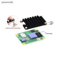 yosunrui5j] Raspberry Pi CM4 Aluminum Heatsink Reserved Hole Placement With Installation Tool For Ef