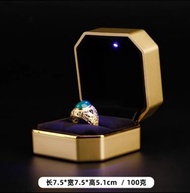 Led高級戒指盒#可放對戒#七夕情人節求婚戒指盒