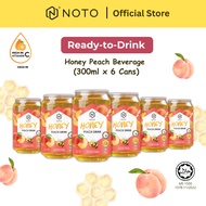 NOTO Honey Peach Drink | Healthy Skin & Hydration Support | Refreshing Natural Drink | 300ml