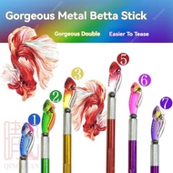 Betta training stick Fighting fish training wand Bettas exercise mirror Flare stick for Betta fish