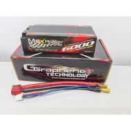 Maxpower 2s 7.6v 6000mah 120c LiHV (Short Pack)