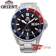 (ผ่อนชำระ สูงสุด 10 เดือน) Orient Sport Mechanical Automatic นาฬิกาข้อมือผู้ชาย สายสแตนเลส รุ่น RA-AA0912B (Pepsi)