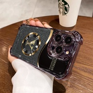 3 in1 Light Luxury Letter Y Case For OPPO A38 A58 A58X A58 A60 A74 A78 A93 A93S A95 A96 A97 Phone Ca