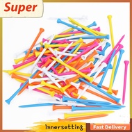 ✨Special Offers✨  100pcs 100mm Mixed Color Plastic Golf Ball Tee Golf Holder Training Aid