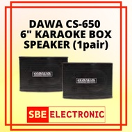 DAWA CS-650 6" Karaoke Box Speaker (1pair)