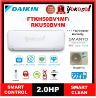 [FOR KLANG VALLEY ONLY] Daikin FTKH50B / RKU50B 2.0HP R32 SMARTO Premium Inverter Air Conditioner FTKH Series