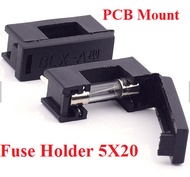 Fuse Holder PCB Box Kotak Sekring 5x20mm BLX-A Sekering Kaca Gelas