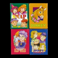 4in1 Playing Card Game Snap / Donkey / Old Maid / Happy Family
