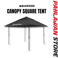 BLACKDOG Canopy Square Umbrella Flysheet Tarp Tent Shelter Silver Coating Outdoor Picnic Black Campi