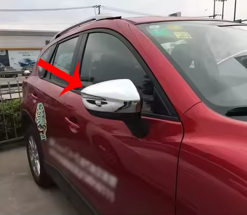 For Mazda CX-5 CX5 2015 2016 ABS Chrome Side Mirror Cover Trim Car Accessories Stickers