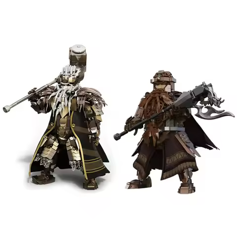 TEC CREATE The Fellowship Gimli Building Set: 1033pcs Intricate Mech Details, Authentic Lord of the 