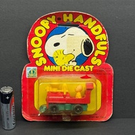 ✅ Super Rare Vintage Hasbro Snoopy Handfuls Mini Die-Cast Asst. 72033 Charlie Brown In Loco Action F