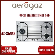 Aerogaz AZ-368SF 90cm stainless steel hob | 3 burners | Free Home shipping | Local warranty |