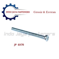 JP M 6 x 70 Bolt Philip M6 x 70mm Bolt