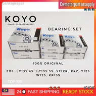 ┅❇KOYO BEARING / ENJIN BEARING FULL SET LC135 4S / 5S / EX5 DREAM / Y125 / RXZ (100% ORIGINAL ASHUKA)