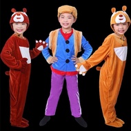 Bald Head Strong Children's Animal Costume Bear Haunted Stage Play Bear Big Bear Erjiji Toddler Cart