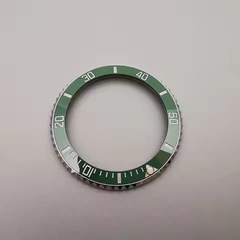 Top Quality Green Ceramic Watch Bezels With Stainless Steel Ring For 40mm Submariner 116610LV Watch 