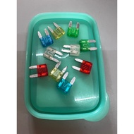 (1BIJI) MOTORCYCLE/CAR FUSE MINI FUSE PLUG IN 10A/15A/20A/25A/30A FUSE WAVE HONDA