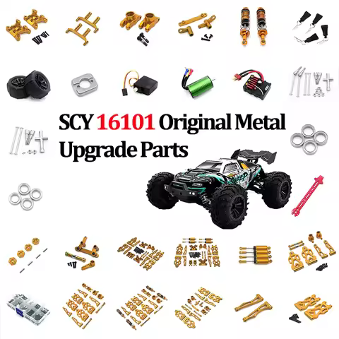 Metal Upgrade Parts Kit Front and Rear Arm Steering Cup for SCY 16101 16102 16106 16201 JJRC Q130A Q
