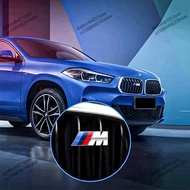 1pc 3D Car Front Grille Badge EmblemFor BMW M Logo X1 X2 X3 X4 X5 X6 F48 G01 E84 E83 F39 F10 F30 G11