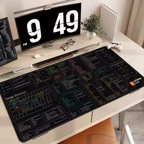 Extended Pad AUTODESK Fusion Shortcut Key Mouse Pad Offices Accessories Table Carpet Mousepad Mouse 