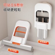 折疊手持拖把 免手洗迷你桌面懶人小拖把 廚房廁所擦拭 膠棉拖把 附海綿頭清潔