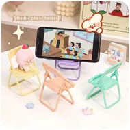 handphone stand holders Creative Chair Shape Foldable Mobile Phone Holder Multifunctional Phone Stand Gifts