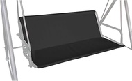 J&C Patio Swing Seat Cover Replacement 600D Heavy Duty Swing Cushion Cover Outdoor Swing Seat Suppor