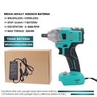 Impact Wrench 1090V/588V Impact Baterai Brushless torsi besar impek makita Impact wrench Mesin Bor B