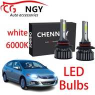 For Honda Insight 2009-2014 - (2 PCS) LED Headlamp HeadLight Light Bulbs 9V-24V 6000K WHITE Low Beam