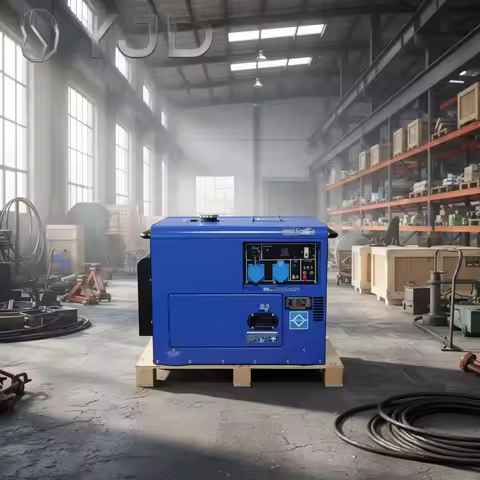 Binshi Power 5KW 6KW 7KW 8KW 9KW AC Output Single Phase/3 Phase Small Portable Silent Diesel Generat