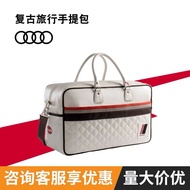 Audi กระเป๋าถือหนัง Audi ของแท้กระเป๋ากระเป๋าเป้เดินทางความจุขนาดใหญ่สะพายหลังสำหรับซื้อในรถยนต์ของขวัญ