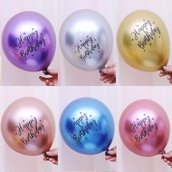 Happy Birthday Printed Metal Balloon 50PCS