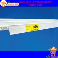 Wire Chiller Price Tag Wire Shelf Price Tag Cooler Shelf Tag Label Tag Haraga dalam peti sejuk