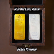 1000g Antam Gold Bar Miniature Premium Solid Aluminum Material