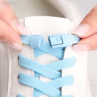 ♦▩ 2023 No Tie Shoe laces Press Lock Shoelaces without ties Elastic Laces Sneaker Kids Adult 7MM Widened Flat Shoelace for Shoes