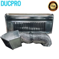 7 Feet/210 cm Ducpro Set Commercial Kitchen Cooker Hood