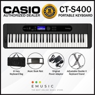 Casio CT-S400 61-Key Portable Keyboard With Carrying Bag (Casiotone / CTS400 / CT S400)