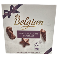 THE Belgian 白儷人 比利時經典貝殼夾心黑巧克力禮盒  250g  1組