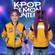 Rumi Mira Zoey Huntrix Kpop Demon Hunters Kids Jacket Rumi Huntrix Golden Boys & Girls Jacket/ - Ful