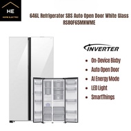SAMSUNG 646L Inverter Side By Side AI Refrigerator Fridge Peti Sejuk – Auto Open Door RS80F65MNWME |