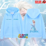 Elsa Frozen Girls' Zipper Hoodie Kids' Zipper Jacket/