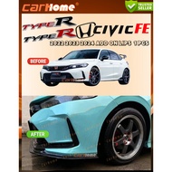 Honda Civic FE FL5 2022 2023 Lips Hadapan Type R Thai Look / Honda Civic FE Type R Front Lip Thai St