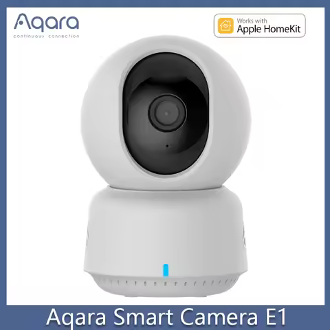 Aqara E1 Smart Camera WiFi 6 AI Humanoid Tracking Full-color Night Vision 2K Two-way Voice Call Work