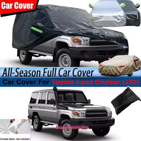 SUV Full Waterproof Car Cover Outdoor Anti UV Sun Snow Rain Windproof Protection For Toyota Land Cru