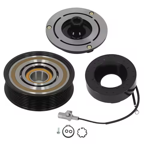 AC Compressor Clutch Kit Pulley Coil for Toyota Tundra 2010-2014 V8 4.6L 12V
