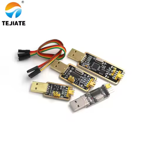 CH340G CH340E CH340 Mini serial port module of PL2303 USB 2.0 to TTL 5V 3.3V Compatible with Win XP/
