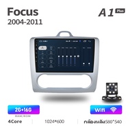 Acodo รถวิทยุ 2din สเตอริโอ Android สำหรับ Ford Focus 2004-2011 Android 9 นิ้ว 2G RAM 16G 32G ROM Quad Core Touch แยกหน้าจอทีวีนำทาง GPS สนับสนุนวิดีโอพร้อมกรอบ